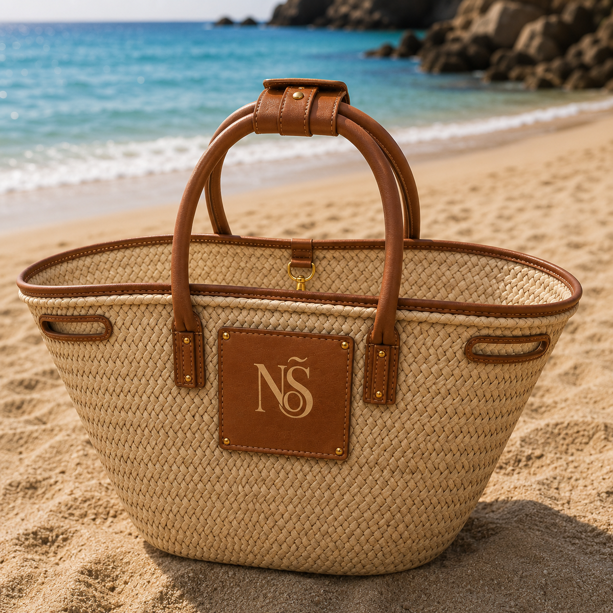 NÕS Riviera Woven Tote Bag